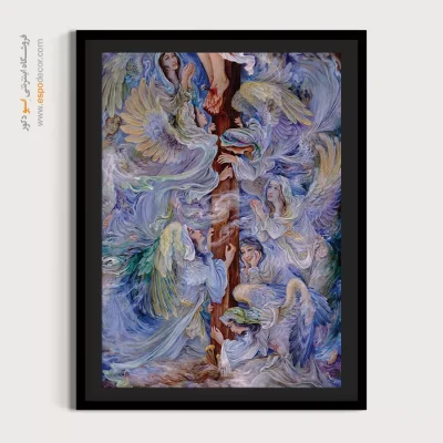 تابلو گردباد مقدس استاد فرشچیان - گردباد مقدس – تابلو نقاشی های استاد فرشچیان - اسپو دکور