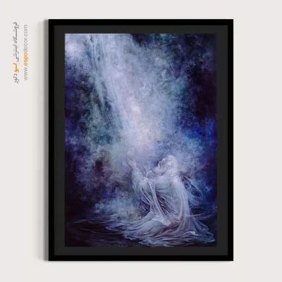 تابلو عبادت استاد فرشچیان - عبادت – تابلو نقاشی های استاد فرشچیان - اسپو دکور