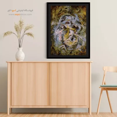 تابلو این گونه زندگی کردن استاد فرشچیان - این گونه زندگی کردن – تابلو نقاشی های استاد فرشچیان - اسپو دکور