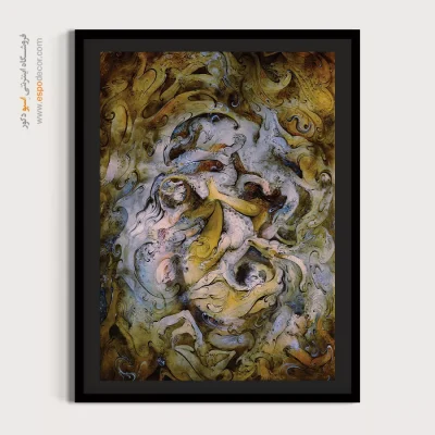 تابلو این گونه زندگی کردن استاد فرشچیان - این گونه زندگی کردن – تابلو نقاشی های استاد فرشچیان - اسپو دکور