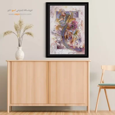 تابلو وحشیانه توسط قدرت استاد فرشچیان - وحشیانه توسط قدرت – تابلو نقاشی های استاد فرشچیان - اسپو دکور