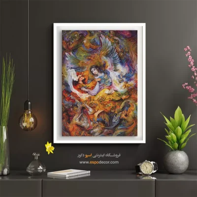 تابلو رهایی استاد فرشچیان - رهایی – تابلو نقاشی های استاد فرشچیان - اسپو دکور