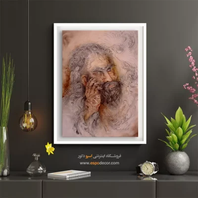 تابلو انسان بودن استاد فرشچیان - انسان بودن – تابلو نقاشی های استاد فرشچیان - اسپو دکور