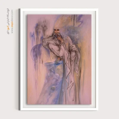 تابلو عمر خیام استاد فرشچیان - عمر خیام – تابلو نقاشی های استاد فرشچیان - اسپو دکور