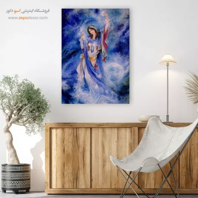 بوم کنواس ستاره صبح,خرید تابلو