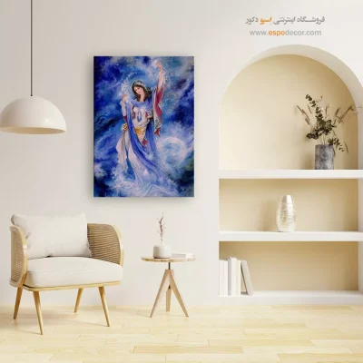 بوم کنواس ستاره صبح,خرید تابلو