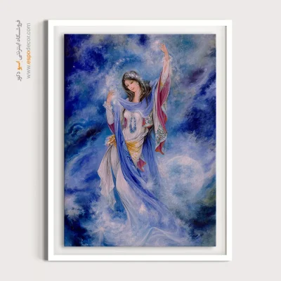 بوم کنواس ستاره صبح,خرید تابلو