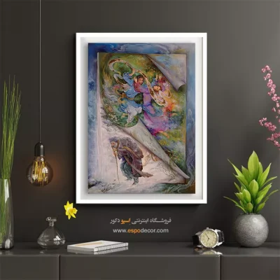 تابلو تقویم زندگی استاد فرشچیان - تقویم زندگی – تابلو نقاشی های استاد فرشچیان - اسپو دکور