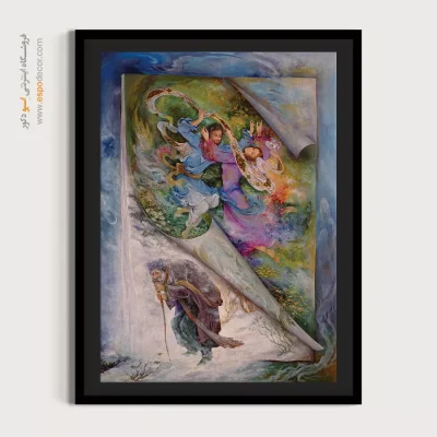 تابلو تقویم زندگی استاد فرشچیان - تقویم زندگی – تابلو نقاشی های استاد فرشچیان - اسپو دکور