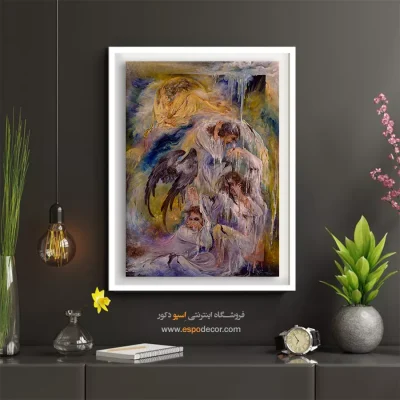 تابلو افسانه ای از زندگی استاد فرشچیان - افسانه ای از زندگی – تابلو نقاشی های استاد فرشچیان - اسپو دکور