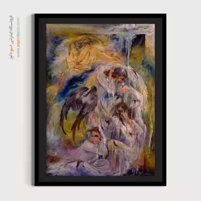 تابلو افسانه ای از زندگی استاد فرشچیان - افسانه ای از زندگی – تابلو نقاشی های استاد فرشچیان - اسپو دکور