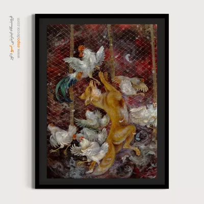 تابلو کمین استاد فرشچیان - کمین – تابلو نقاشی های استاد فرشچیان - اسپو دکور