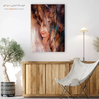 تابلو بوم با این حال او همیشه لبخند می زند اثر استاد فرشچیان,تابلو
