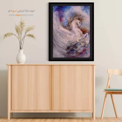 تابلو رنگين كمان استاد فرشچیان - رنگين كمان – تابلو نقاشی های استاد فرشچیان - اسپو دکور