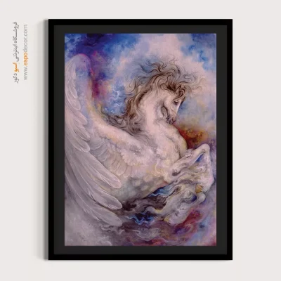 تابلو رنگين كمان استاد فرشچیان - رنگين كمان – تابلو نقاشی های استاد فرشچیان - اسپو دکور