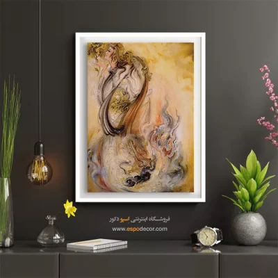 تابلو عطر و بوی راز استاد فرشچیان - عطر و بوی راز – تابلو نقاشی های استاد فرشچیان - اسپو دکور