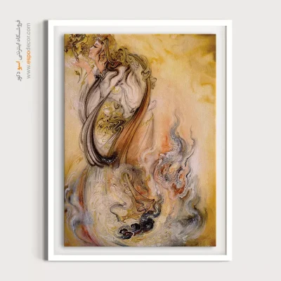 بوم کنواس عطر و بوی راز,خرید تابلو