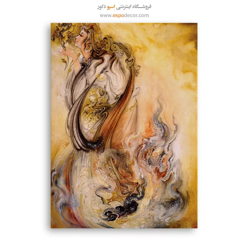 بوم کنواس عطر و بوی راز,خرید تابلو