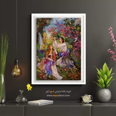 تابلو آزاد باش ای پرنده استاد فرشچیان - آزاد باش ای پرنده – تابلو نقاشی های استاد فرشچیان - اسپو دکور