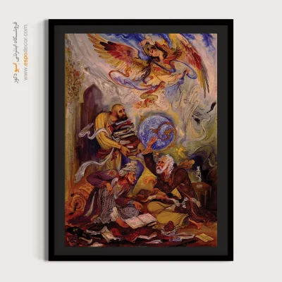 تابلو گوی چشم انداز استاد فرشچیان - گوی چشم انداز – تابلو نقاشی های استاد فرشچیان - اسپو دکور