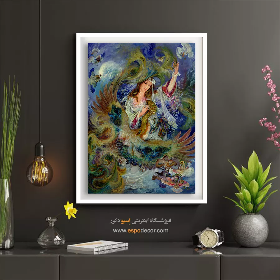 تابلو شب های غرق جادو استاد فرشچیان - شب های غرق جادو – تابلو نقاشی های استاد فرشچیان - اسپو دکور