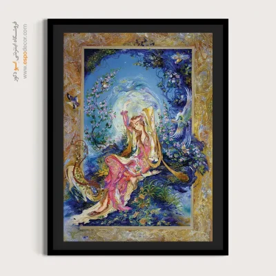 تابلو طلوع نفس زندگی استاد فرشچیان - طلوع نفس زندگی – تابلو نقاشی های استاد فرشچیان - اسپو دکور