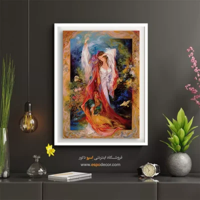 تابلو ترانه دلربا استاد فرشچیان - ترانه دلربا – تابلو نقاشی های استاد فرشچیان - اسپو دکور