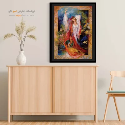 تابلو ترانه دلربا استاد فرشچیان - ترانه دلربا – تابلو نقاشی های استاد فرشچیان - اسپو دکور