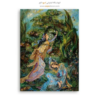 همه چیز زندگی است - تابلو نقاشی های استاد فرشچیان