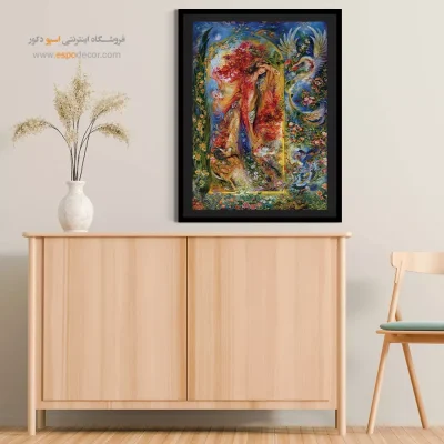 تابلو راز پنهان استاد فرشچیان - راز پنهان – تابلو نقاشی های استاد فرشچیان - اسپو دکور