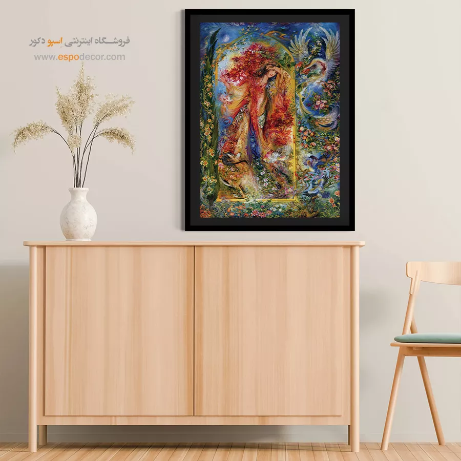 تابلو راز پنهان استاد فرشچیان - راز پنهان – تابلو نقاشی های استاد فرشچیان - اسپو دکور