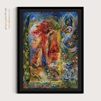 تابلو راز پنهان استاد فرشچیان - راز پنهان – تابلو نقاشی های استاد فرشچیان - اسپو دکور