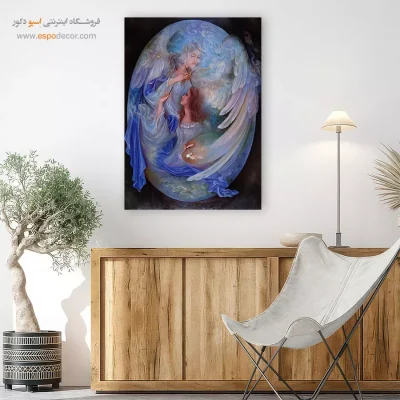 تابلو بوم خود آفرینی اثر استاد فرشچیان