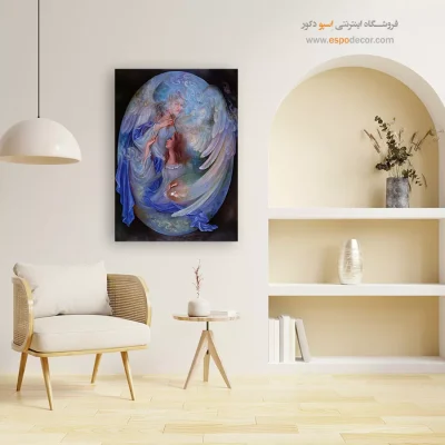 تابلو بوم خود آفرینی اثر استاد فرشچیان