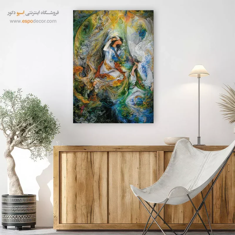 تابلو صفحه هستی استاد فرشچیان,خرید تابلو