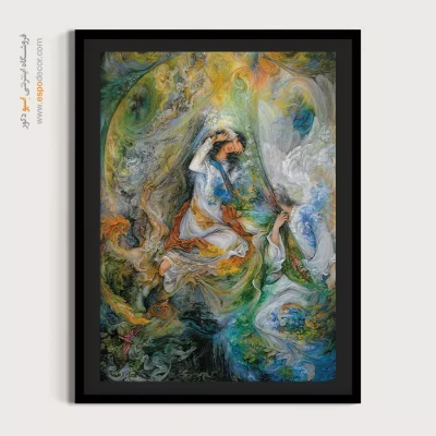 تابلو صفحه هستی استاد فرشچیان - صفحه هستی – تابلو نقاشی های استاد فرشچیان - اسپو دکور