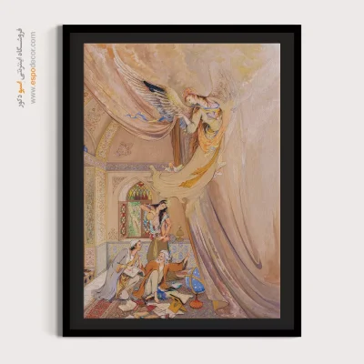 تابلو رازهای ابدی که هیچ کدام از ما نمی دانیم استاد فرشچیان - رازهای ابدی که هیچ کدام از ما نمی دانیم – تابلو نقاشی های استاد فرشچیان - اسپو دکور