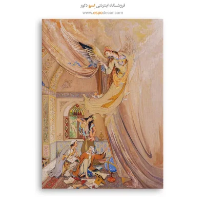 تابلو رازهای ابدی که هیچ کدام از ما نمی دانیم استاد فرشچیان - رازهای ابدی که هیچ کدام از ما نمی دانیم – تابلو نقاشی های استاد فرشچیان - اسپو دکور