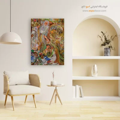 تابلو در جستجوی معنا استاد فرشچیان - در جستجوی معنا – تابلو نقاشی های استاد فرشچیان - اسپو دکور