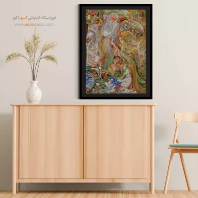 تابلو در جستجوی معنا استاد فرشچیان - در جستجوی معنا – تابلو نقاشی های استاد فرشچیان - اسپو دکور