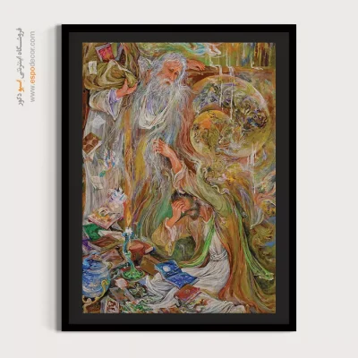 تابلو در جستجوی معنا استاد فرشچیان - در جستجوی معنا – تابلو نقاشی های استاد فرشچیان - اسپو دکور