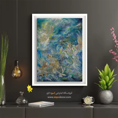 تابلو آسمان چهارم (معراج) استاد فرشچیان - آسمان چهارم (معراج) – تابلو نقاشی های استاد فرشچیان - اسپو دکور