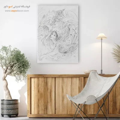 تابلو بوم مطالعه 3 اثر استاد فرشچیان,خرید تابلو