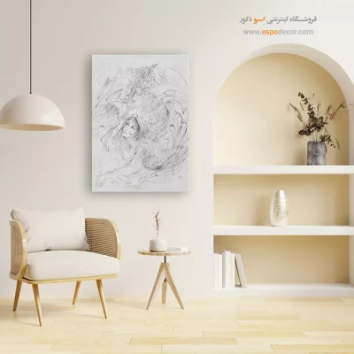 تابلو بوم مطالعه 3 اثر استاد فرشچیان,خرید تابلو