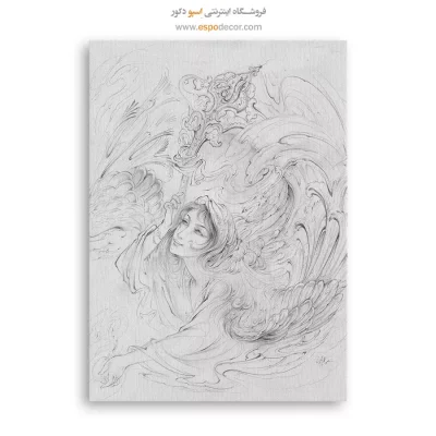 تابلو بوم مطالعه 3 اثر استاد فرشچیان,خرید تابلو
