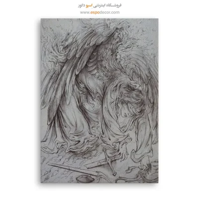 تابلو بوم مطالعه 6 اثر استاد فرشچیان,تابلو