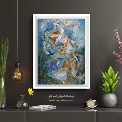 تابلو ماه طلسم شده استاد فرشچیان - ماه طلسم شده – تابلو نقاشی های استاد فرشچیان - اسپو دکور