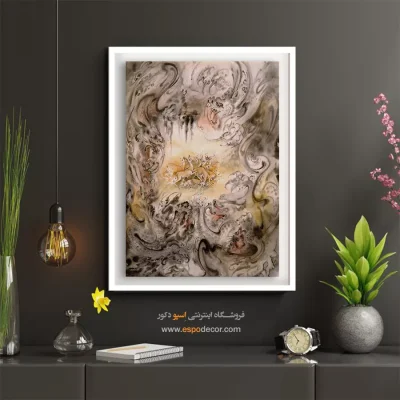 تابلو محاصره شده استاد فرشچیان - محاصره شده – تابلو نقاشی های استاد فرشچیان - اسپو دکور