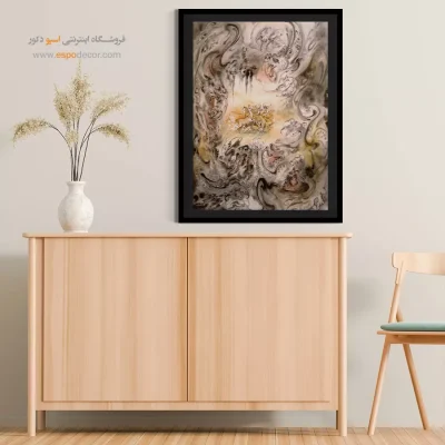 تابلو محاصره شده استاد فرشچیان - محاصره شده – تابلو نقاشی های استاد فرشچیان - اسپو دکور