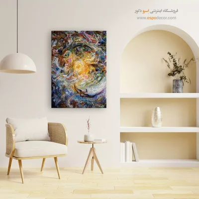 تابلو روایت آفرینش - روایت آفرینش – تابلو نقاشی های استاد فرشچیان - اسپو دکور